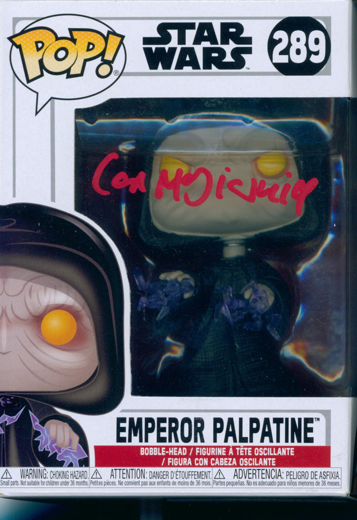 Ian McDiarmid Signed Funko POP! - SWAU Authenticated